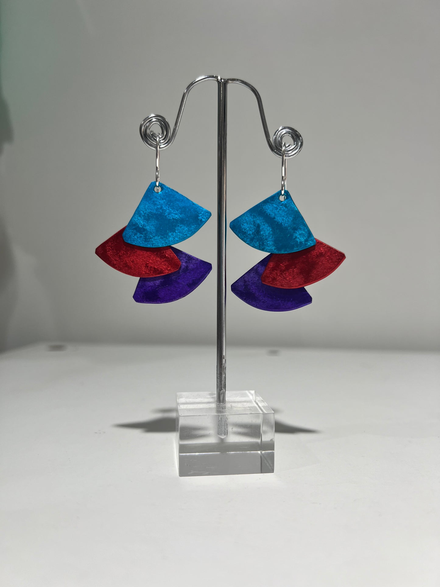 Oana Millet Triple Triangle Earrings