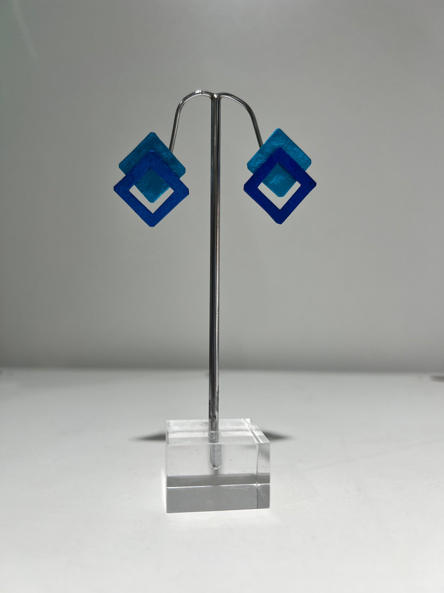 Oana Millet Short Double Square Earrings