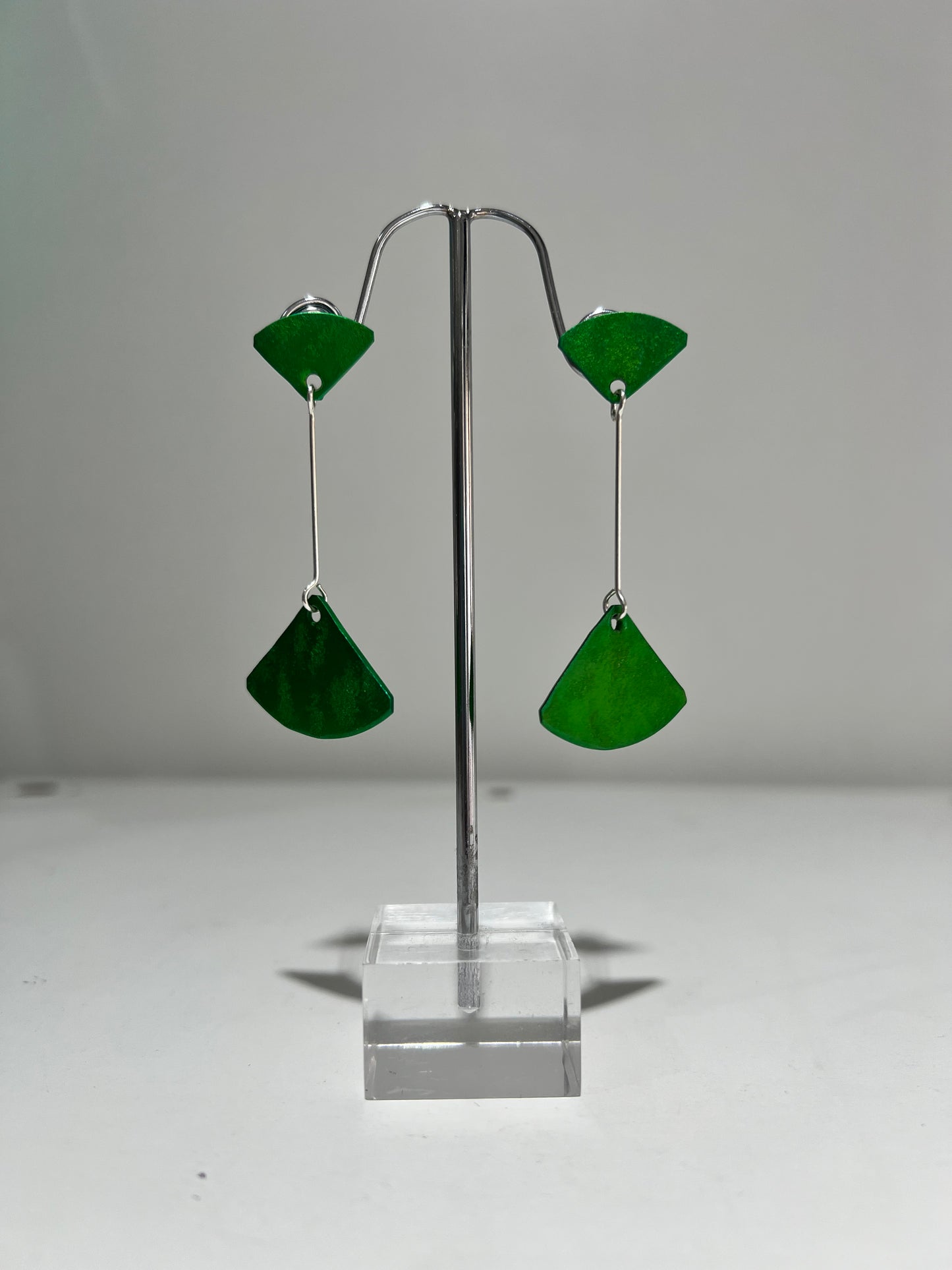 Oana Millet Long Disc Earrings