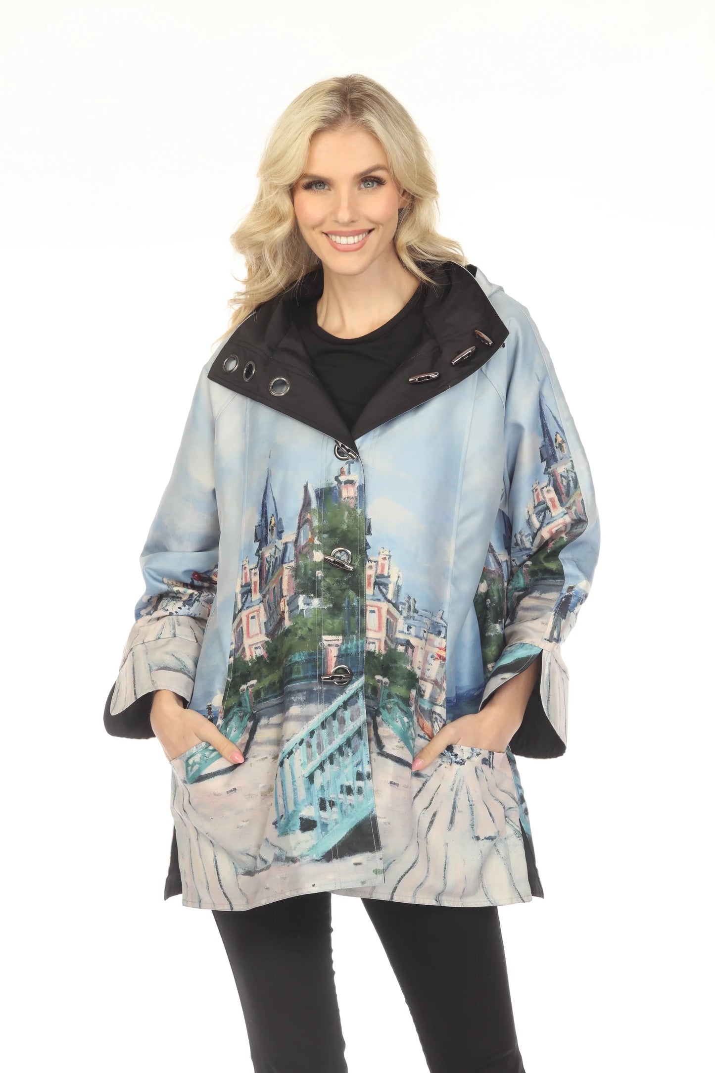 Oopera Beach at Trouville Rain Jacket