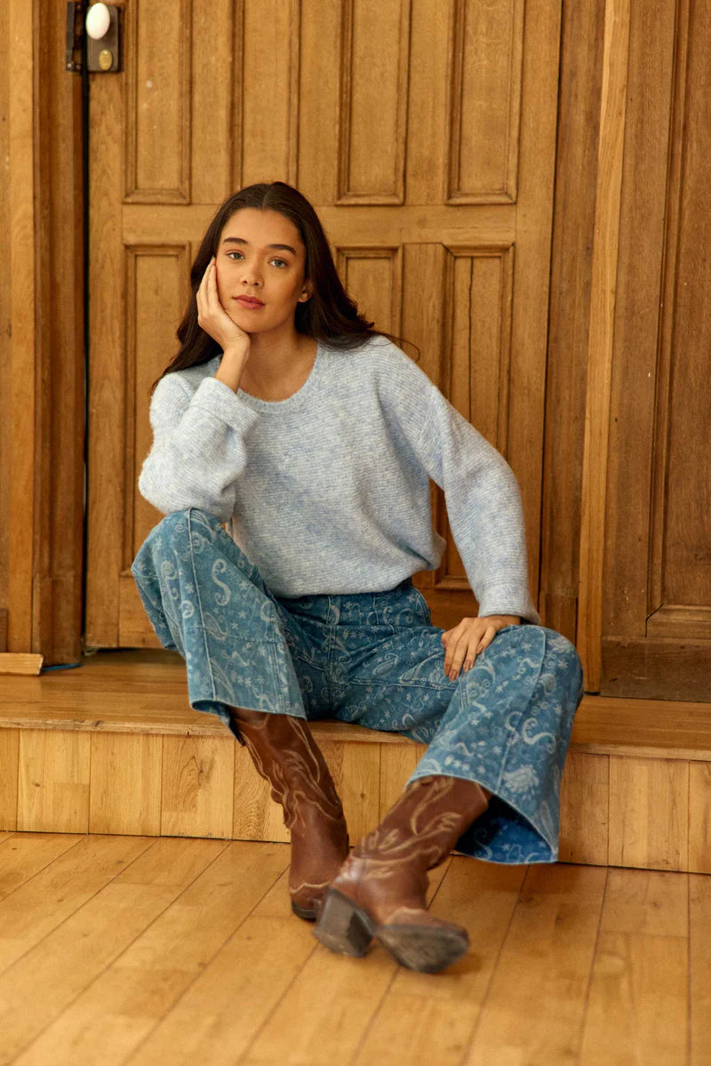 La Petite Etoile Madeline Sky Blue Jumper