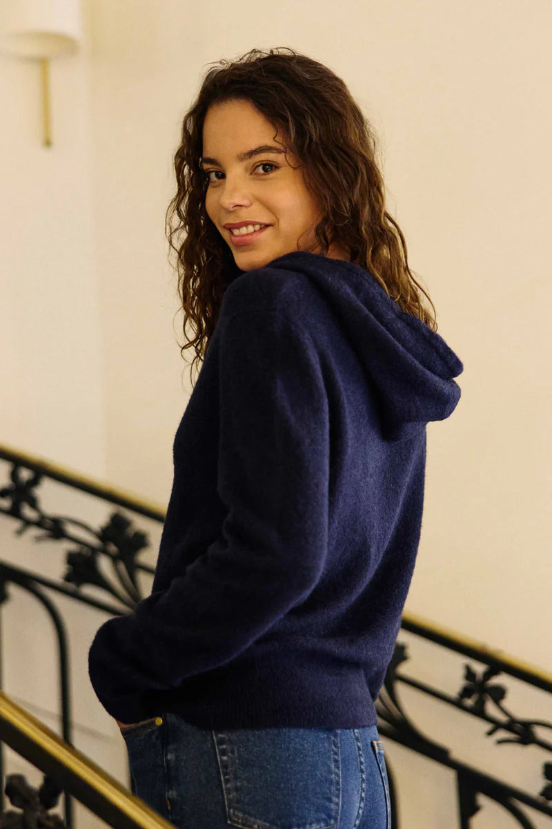 La Petite Etoile Mariano Navy Hoodie