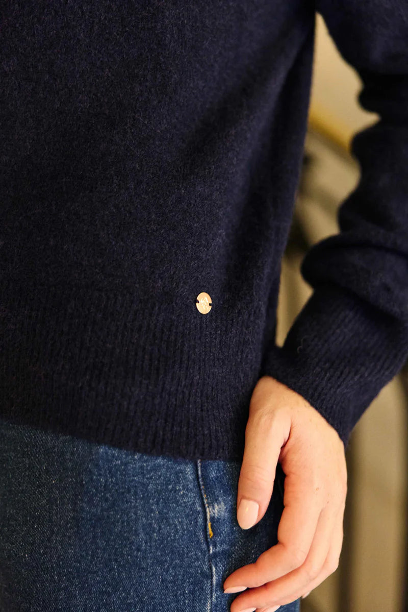 La Petite Etoile Mariano Navy Hoodie