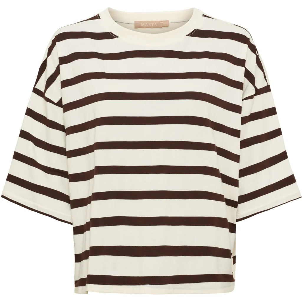 Marta du Chateau Sage Stripe T-shirt