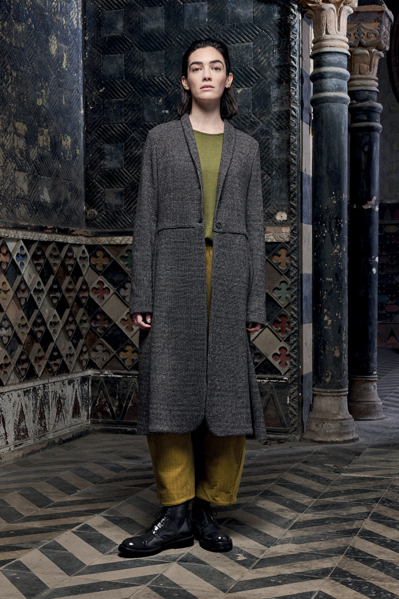 Neirami Grey Overcoat