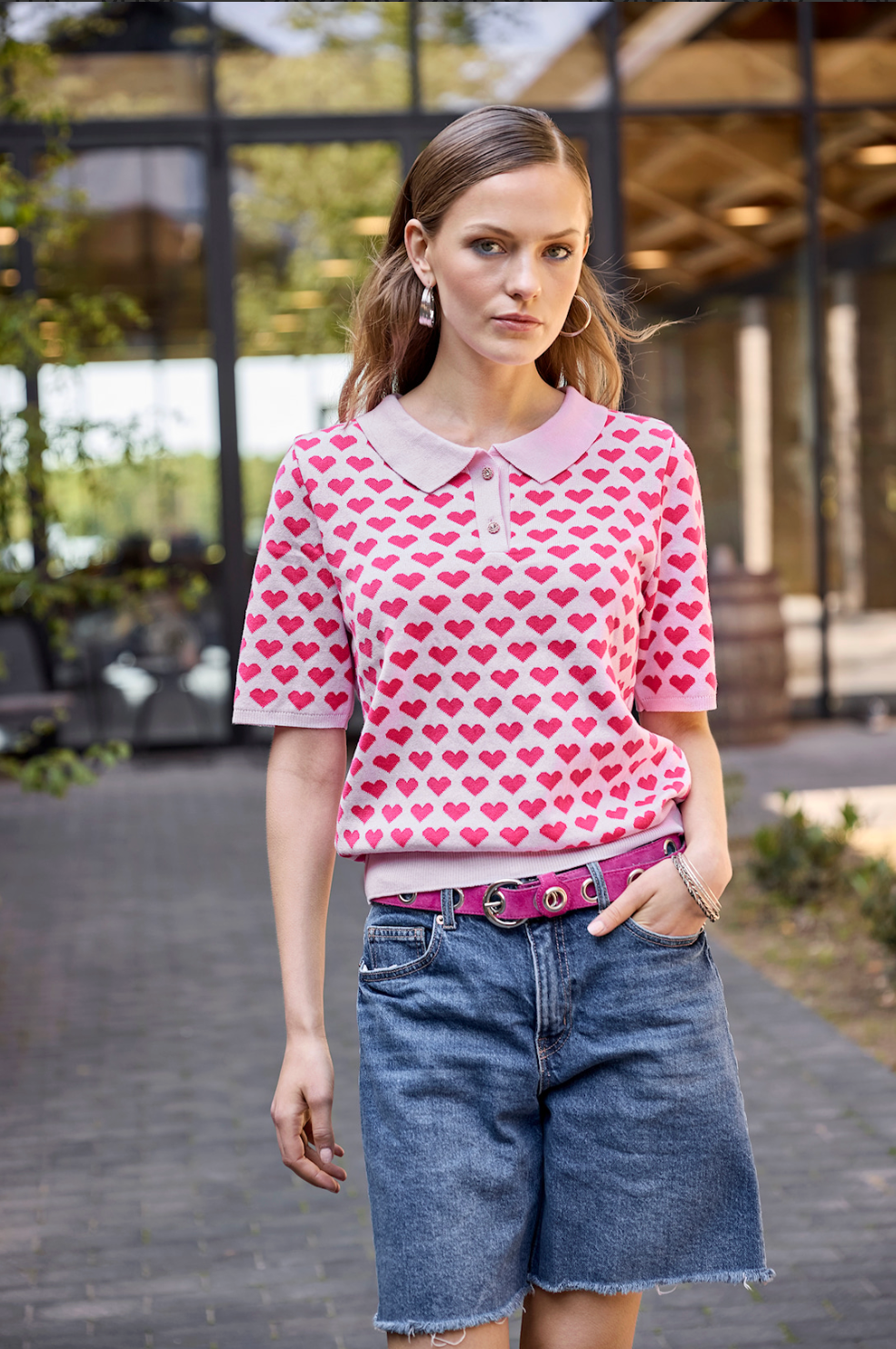 Skovhuus Heart Polo Jumper