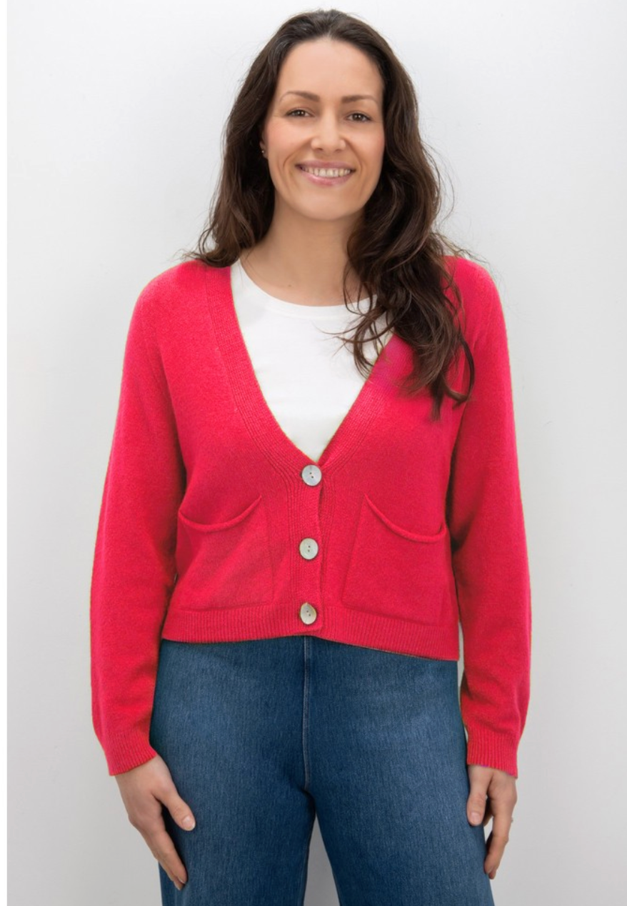 Amazing Woman O/S Pookie Cropped Cardigan