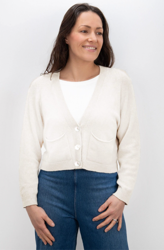 Amazing Woman O/S Pookie Cropped Cardigan