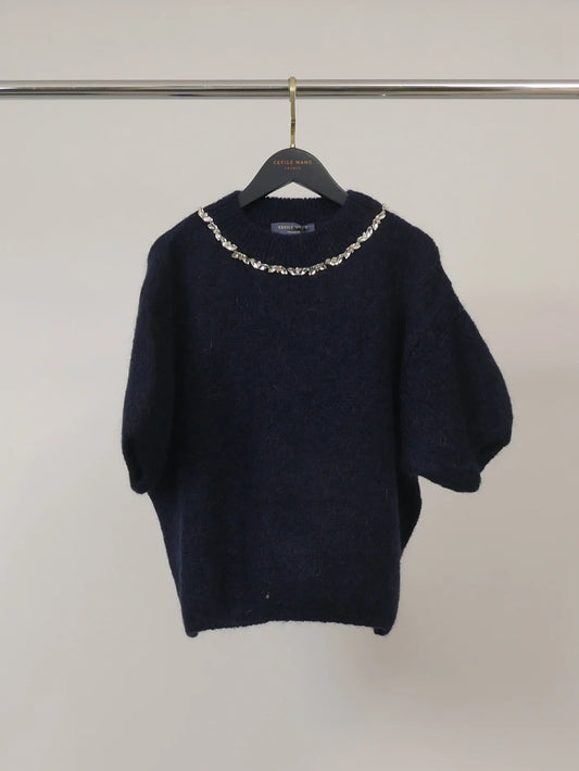 Cecile Wang Rhinestone Jumper