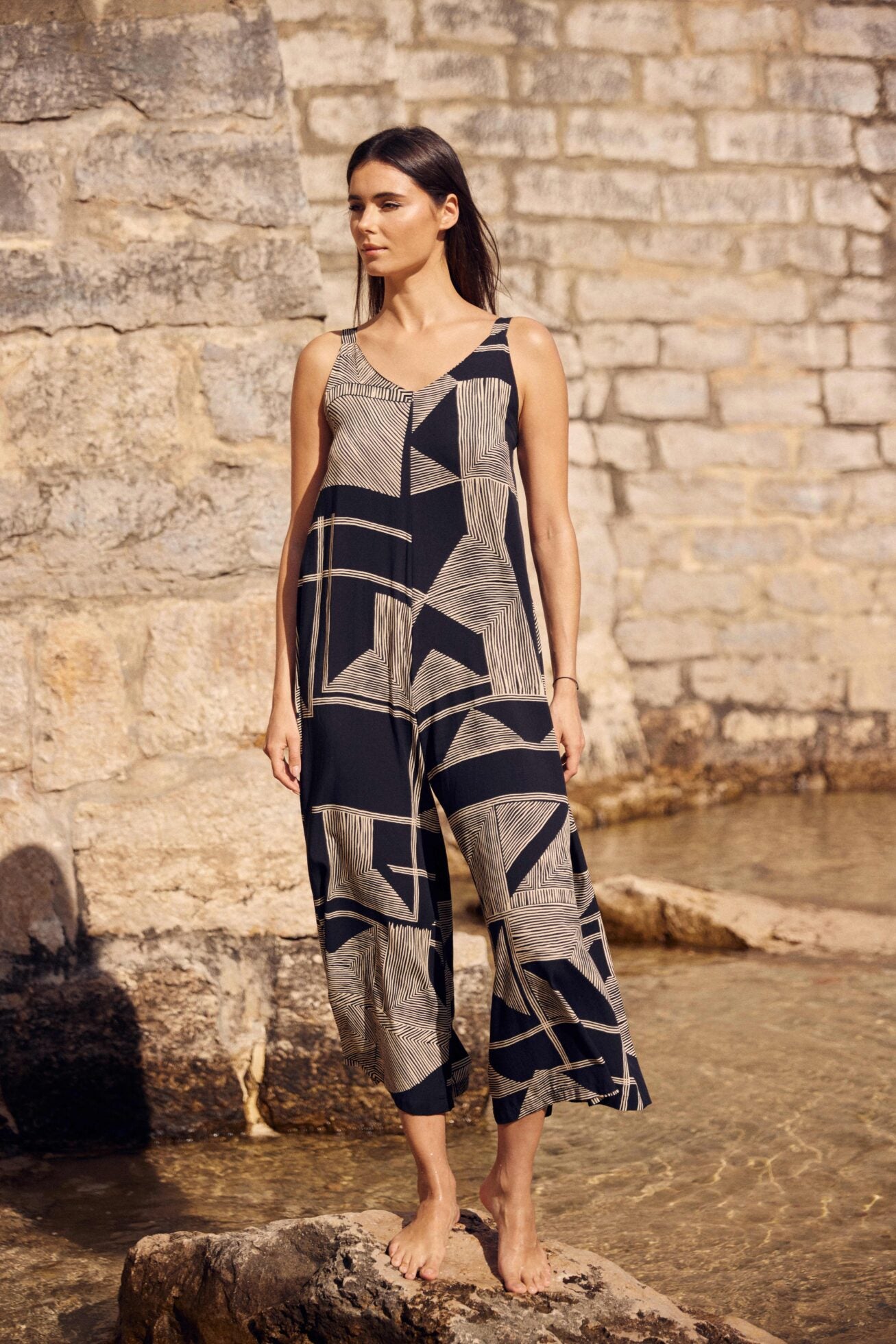 Peruzzi Geo Print Jumpsuit