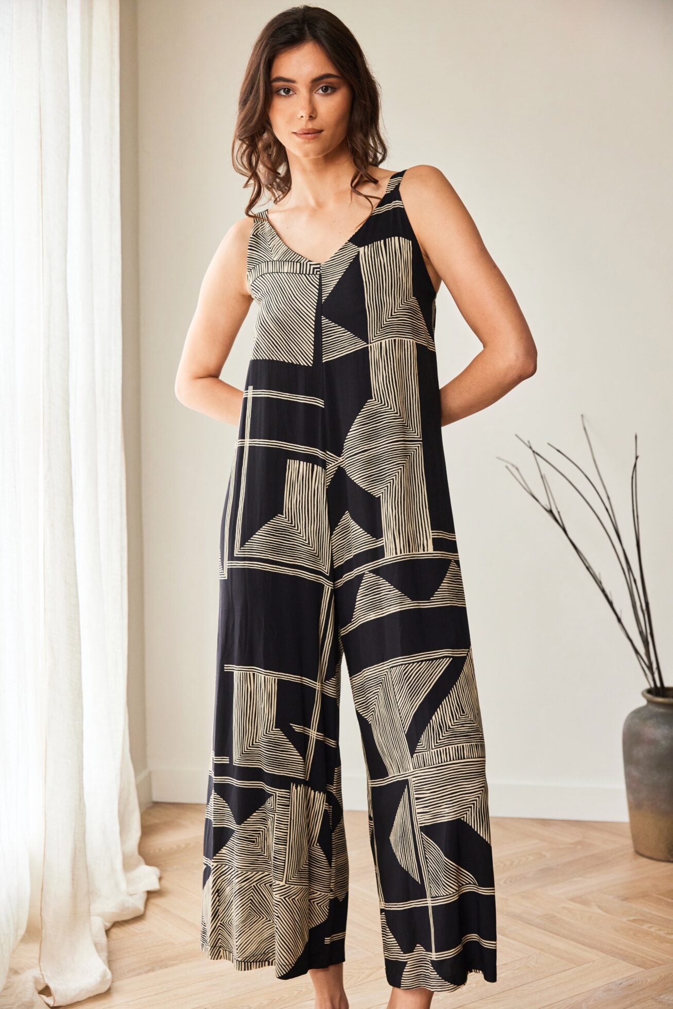 Peruzzi Geo Print Jumpsuit
