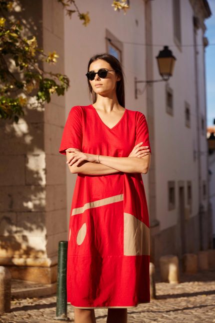 Peruzzi Oval Cut Out Dress