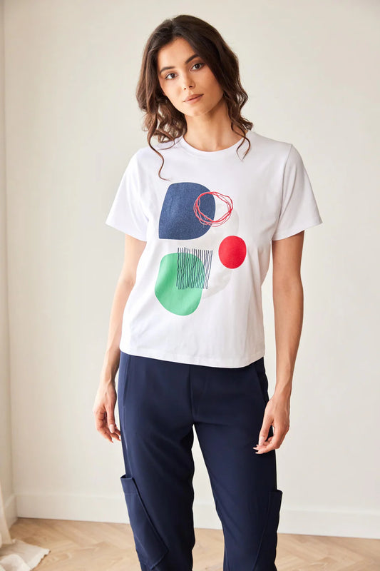 Peruzzi Circle Print T-Shirt