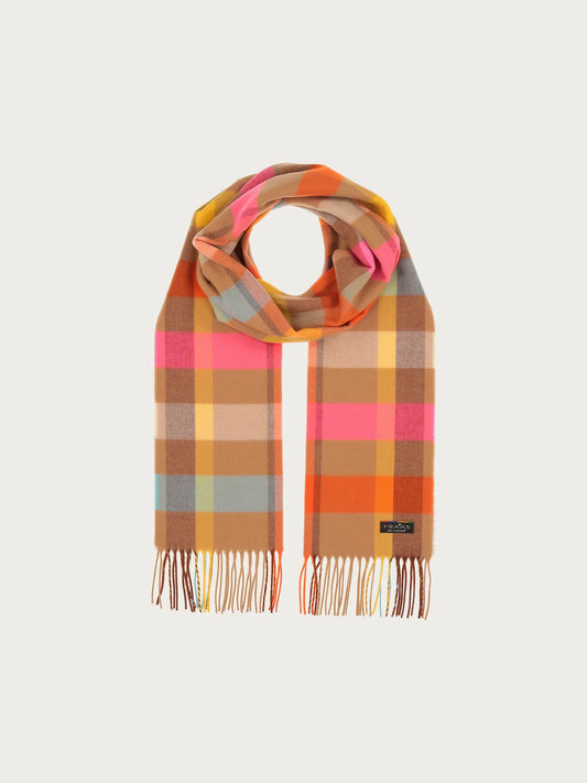 Fraas Cashmink Scarf with a Small Check Design