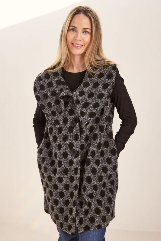 See Saw Spotty Wool Vest