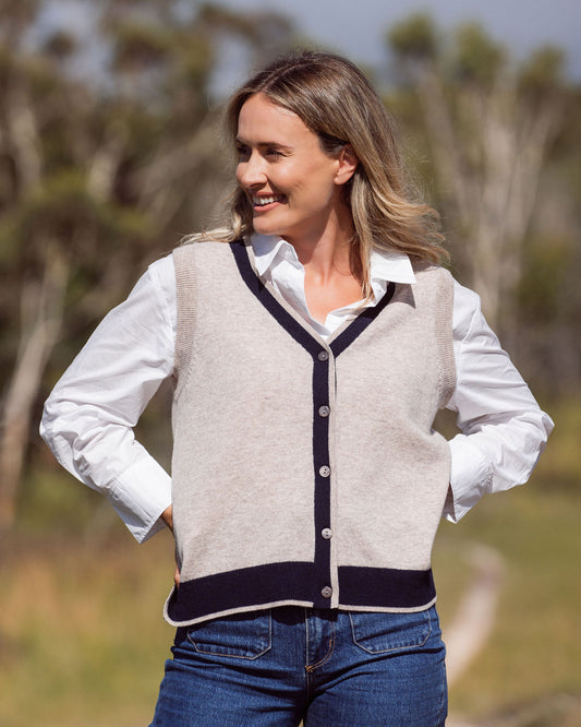 See Saw Knitted Vest