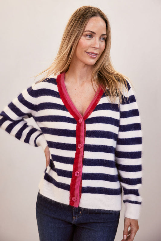 See Saw Stripe Cardigan
