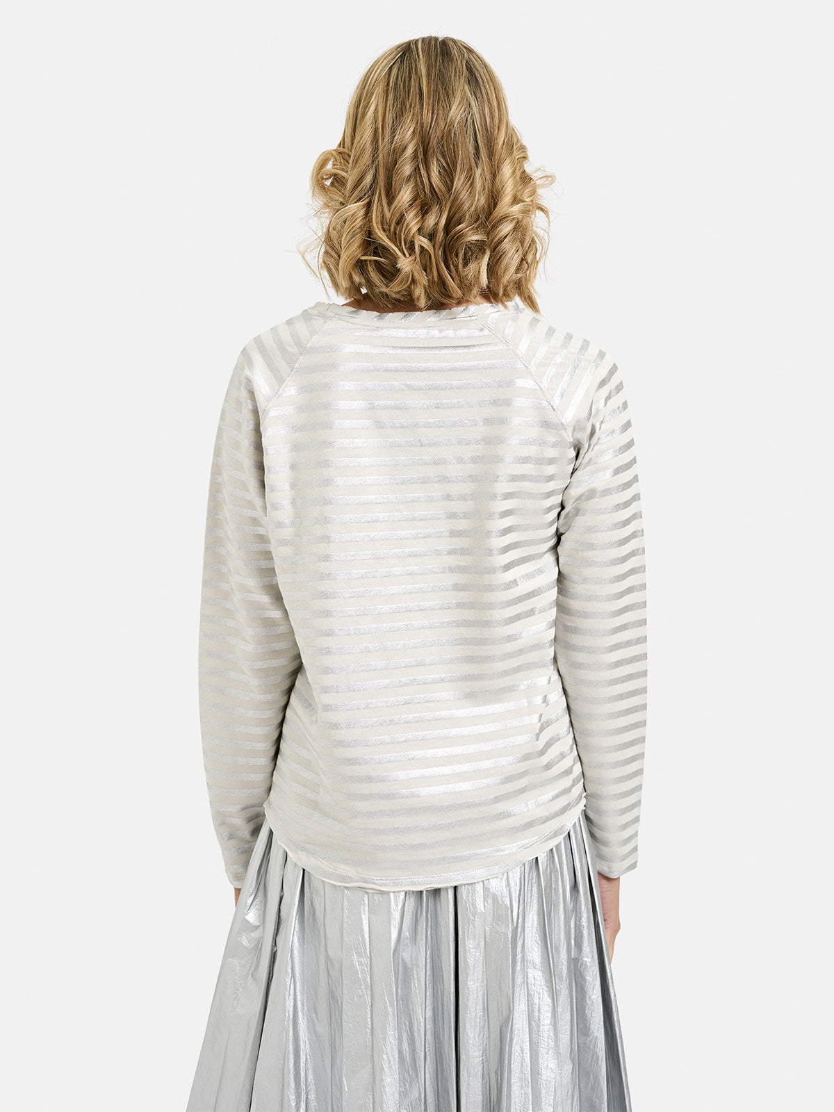 Smith & Soul Silver Stripe Basic Top