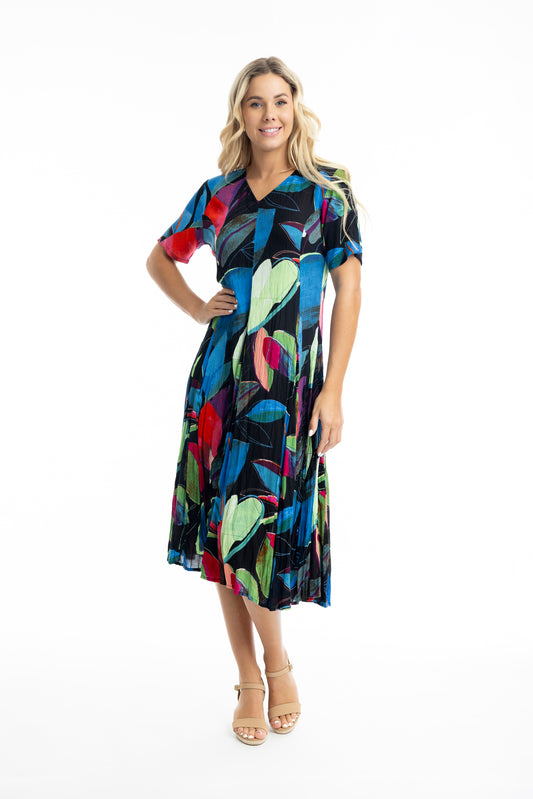Orientique Seychelles Godet Dress