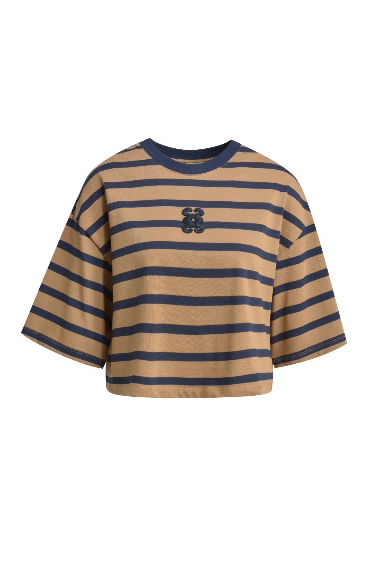 Smith & Soul Striped Cropped Tee
