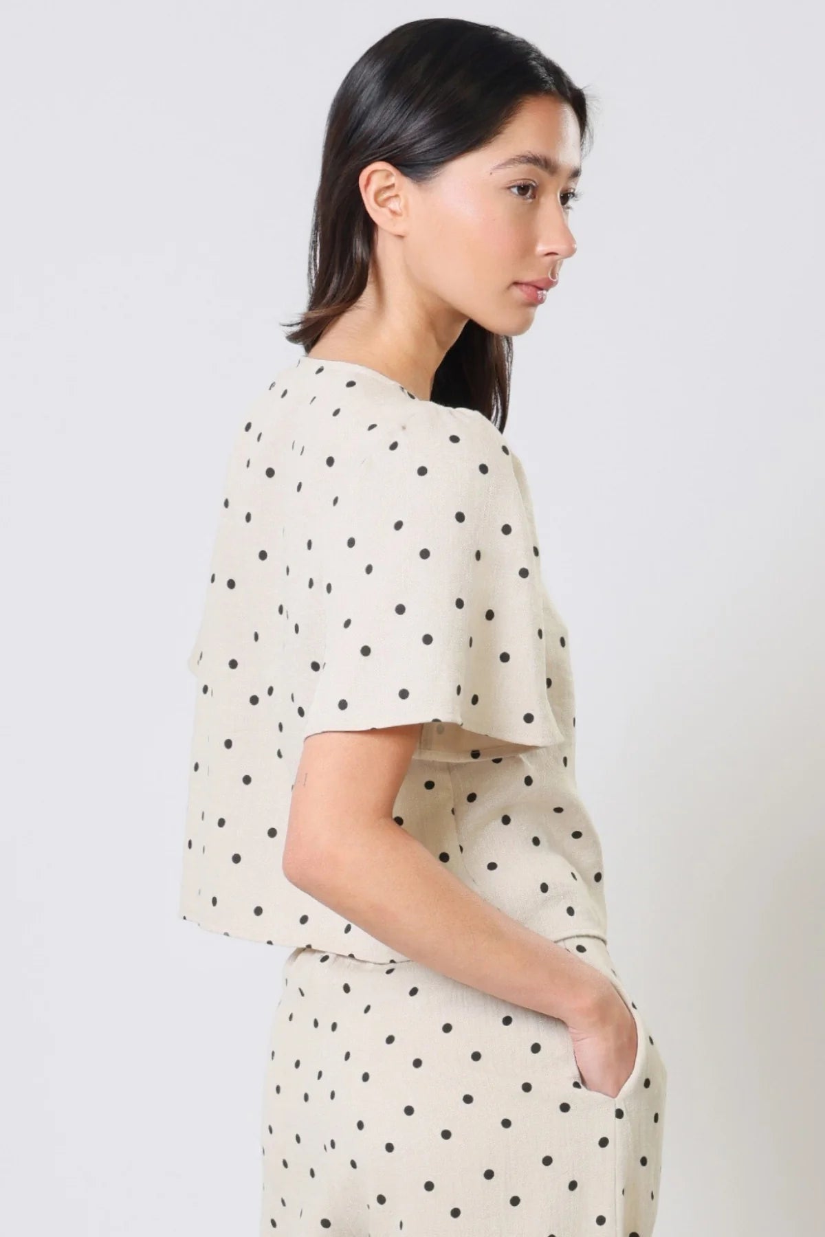 Traffic People Daisy Polka Dot Top