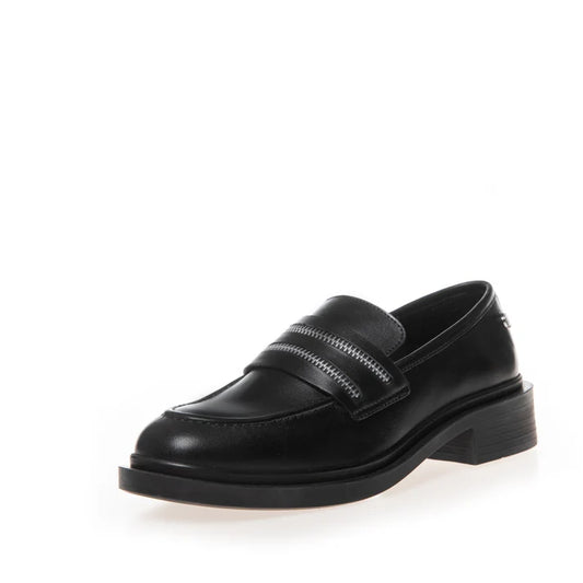 Copenhagen Shoes The Zip Black Loafer