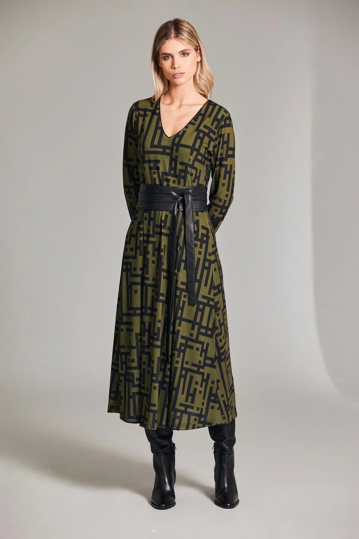 Peruzzi Geo Jacquard Dress