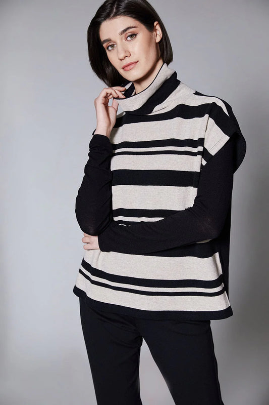 Peruzzi Sleeveless Stripe Top