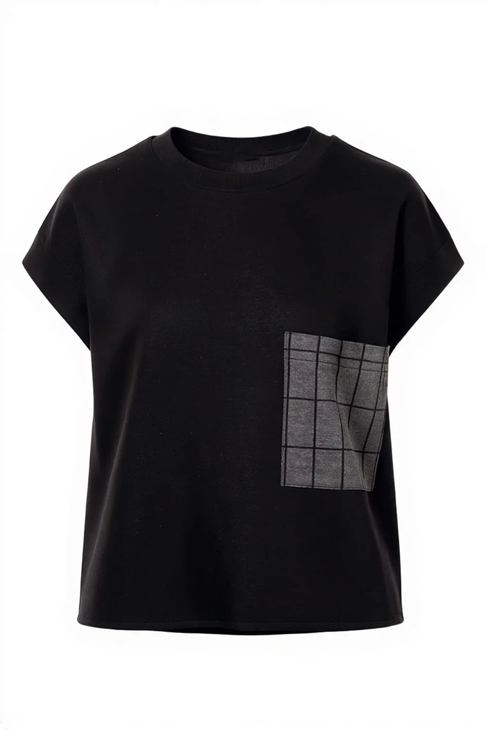 Peruzzi Grid Print Pocket Tabard