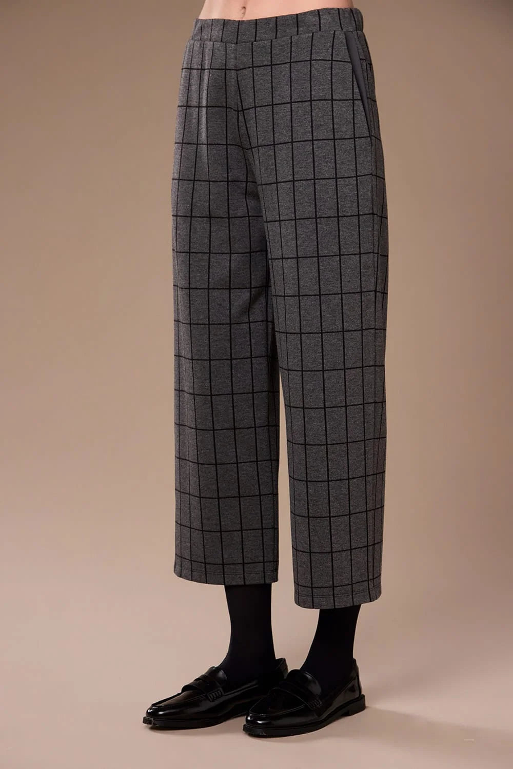 Peruzzi Grid Print Trousers