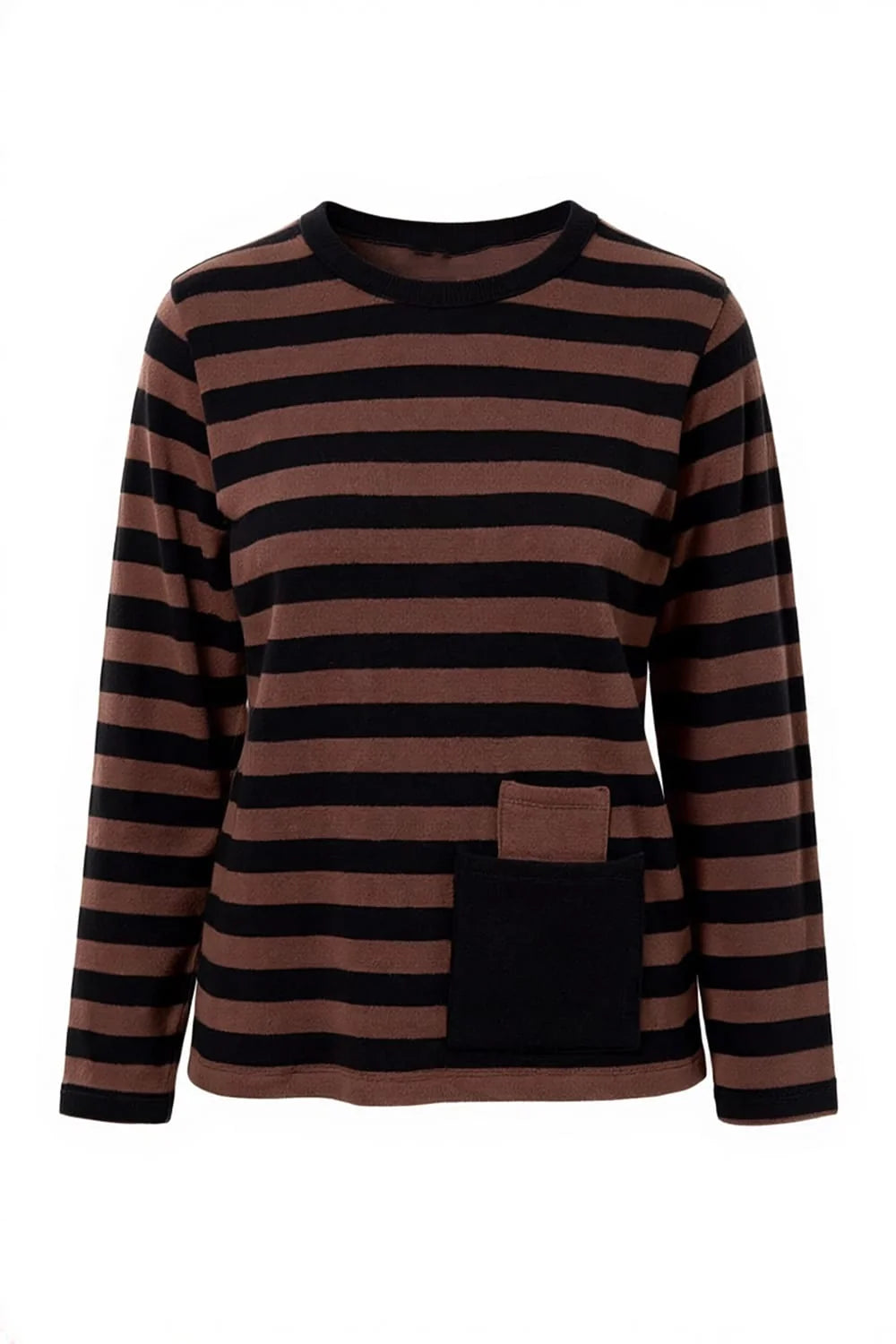 Peruzzi Stripe Fleece Top