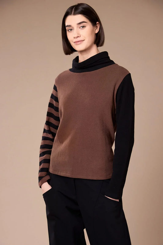 Peruzzi Colour Block Fleece Jumper