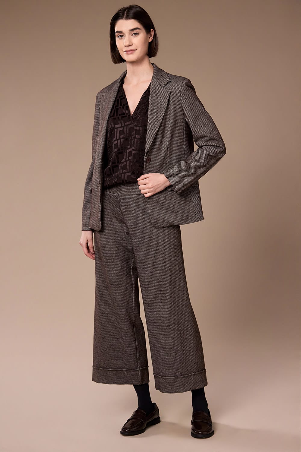 Peruzzi Mini Houndstooth Trousers