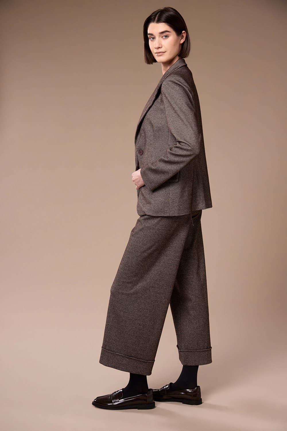 Peruzzi Mini Houndstooth Trousers