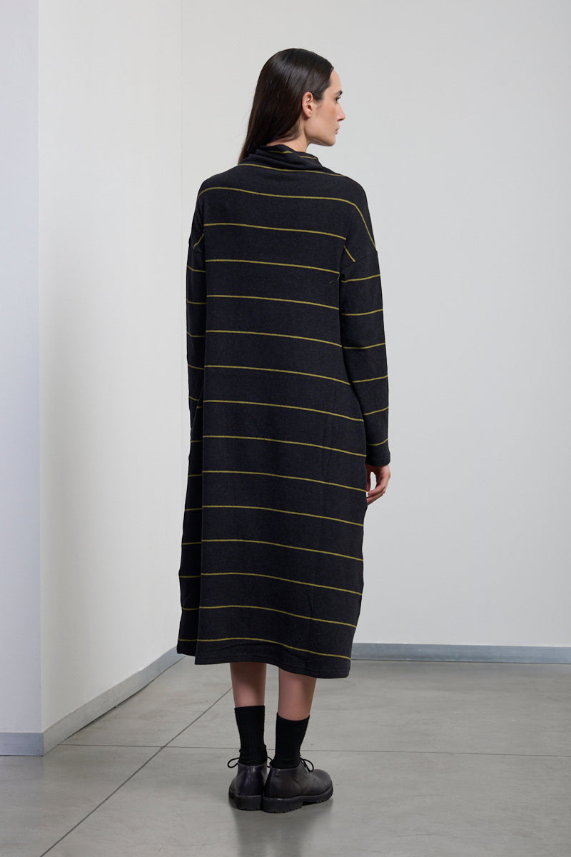 Neirami Long Soft Knit Dress - Riga Olive