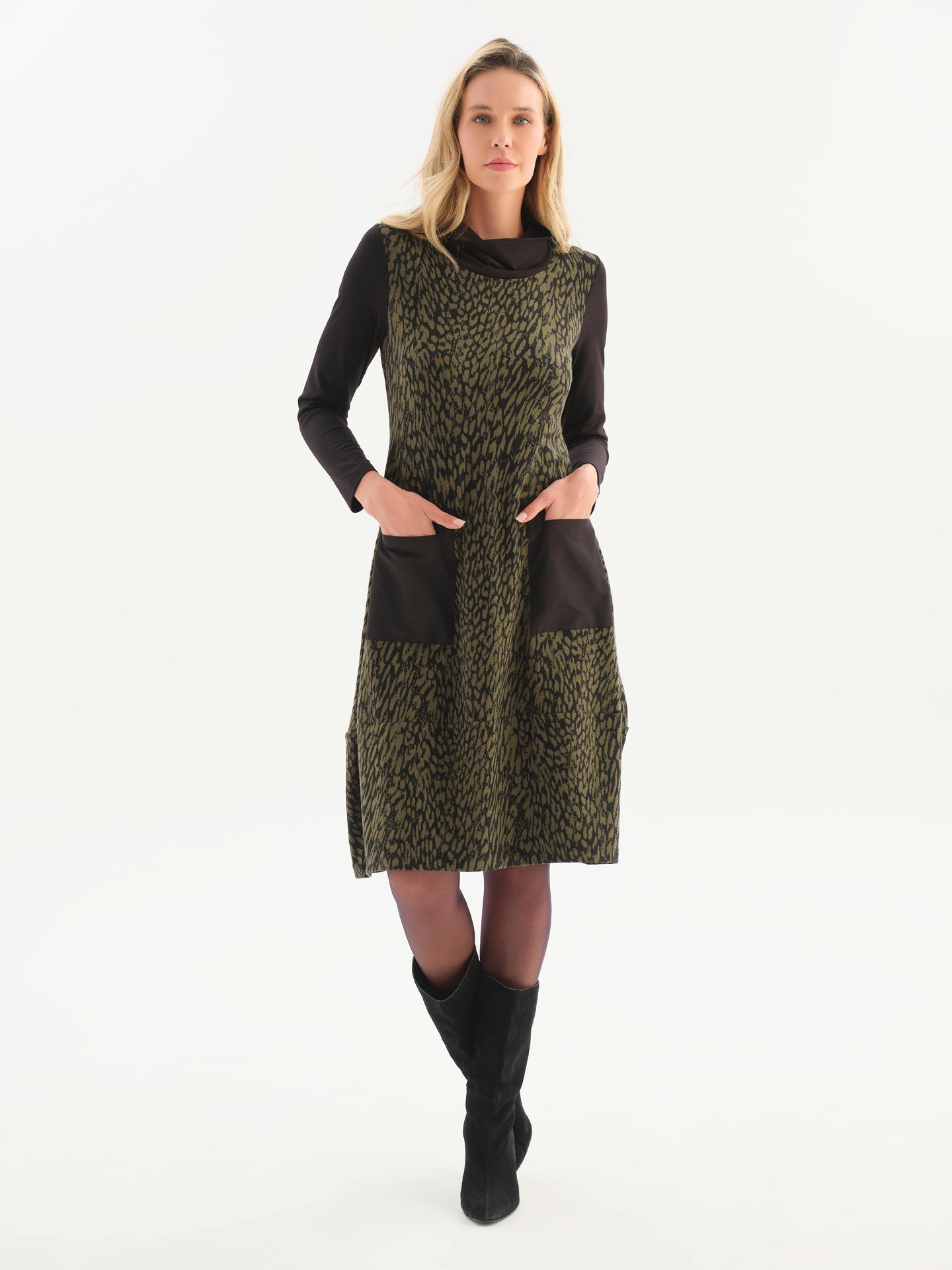 Dolcezza Animal Print Dress