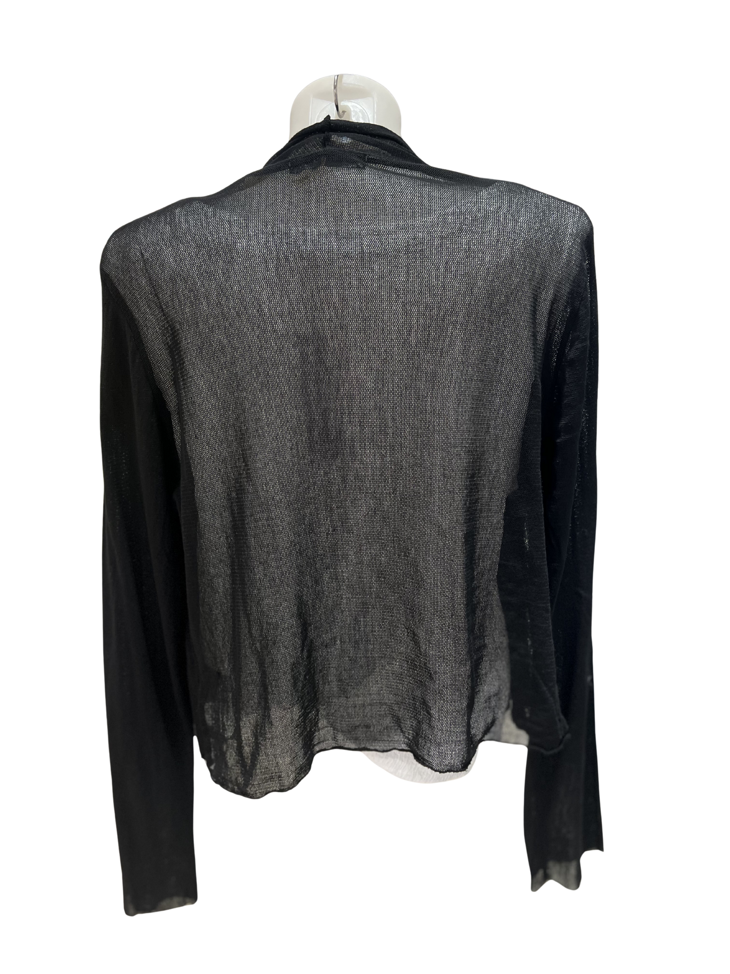 Cut Loose Cropped Tulle Cardigan