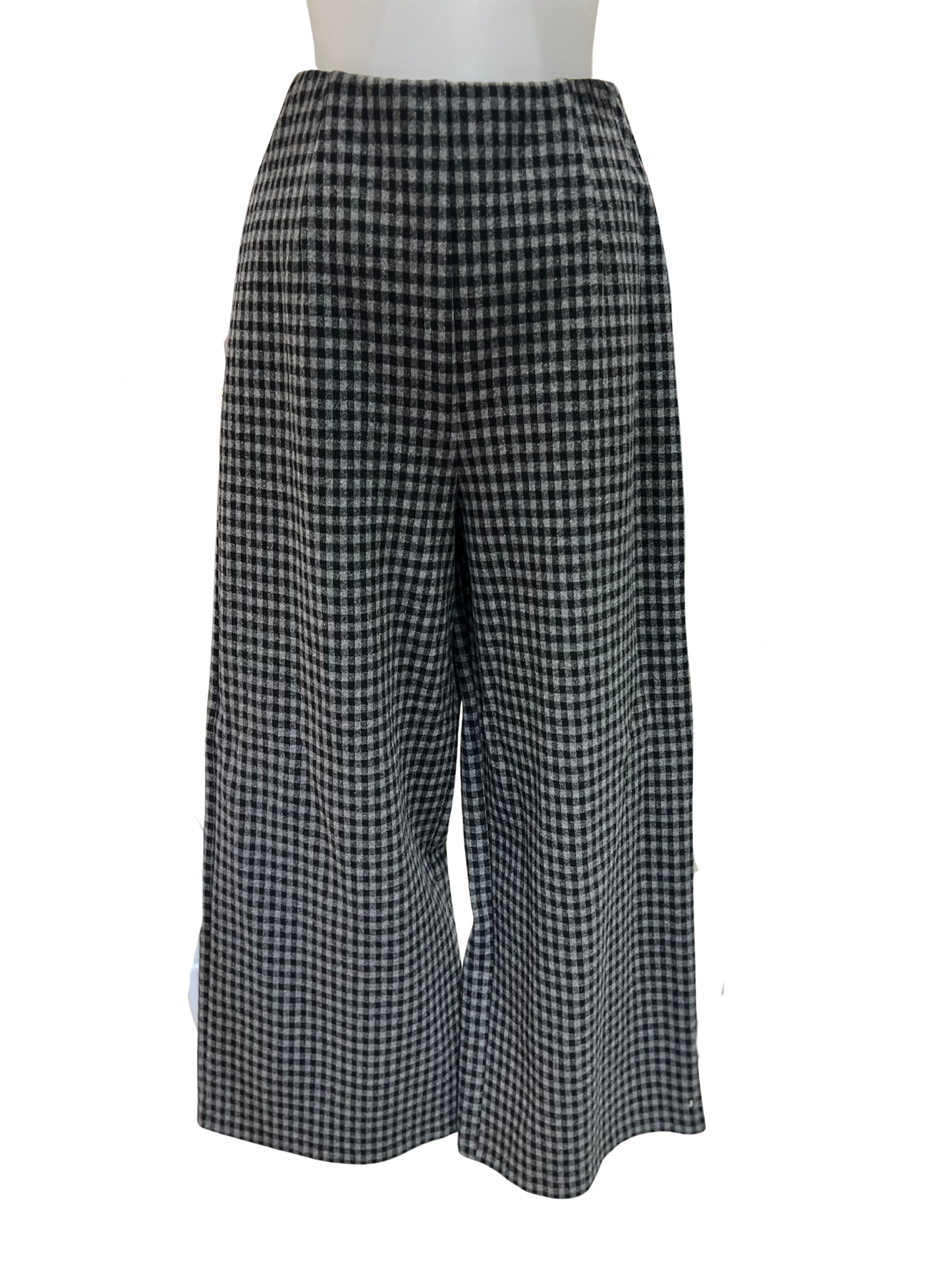 Neirami Wide Trousers - Vichy Brush