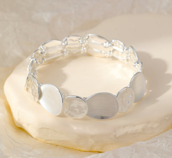 Gracee Jewellery Stretchy Disc Bracelet