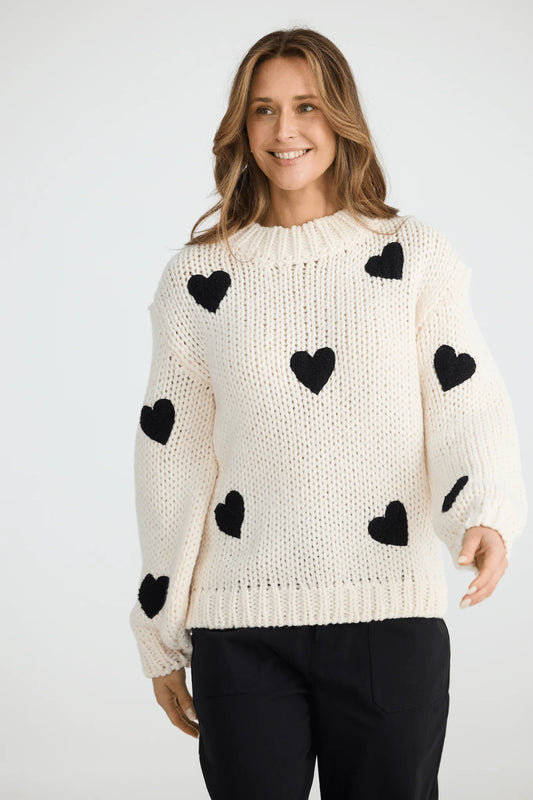 Brave + True Heart On My Sleeve Sweater