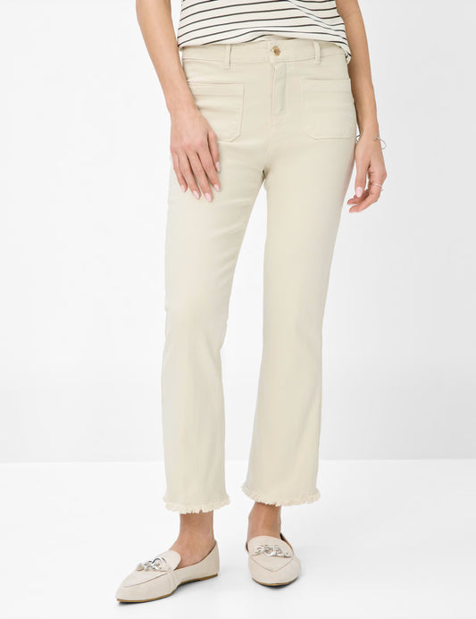 Brax Ana S Cream Denim Trousers