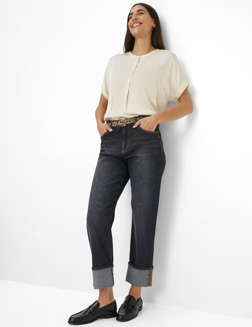 Brax Madison S Denim Dark Grey Trousers