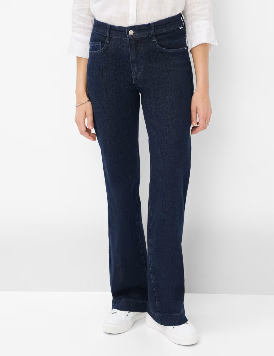 Brax Maine Wide Leg Denim Trousers