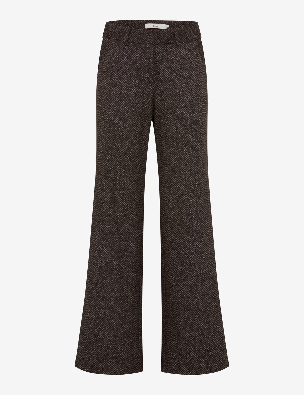 Brax Maine Herringbone Wide Leg Trousers