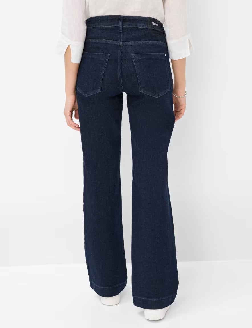 Brax Maine Wide Leg Denim Trousers