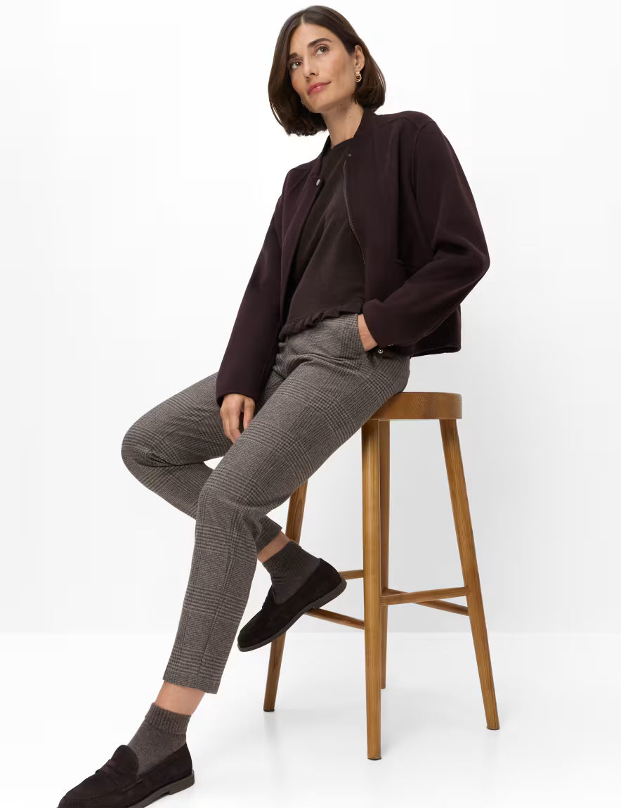 Brax Maron S Check Trousers