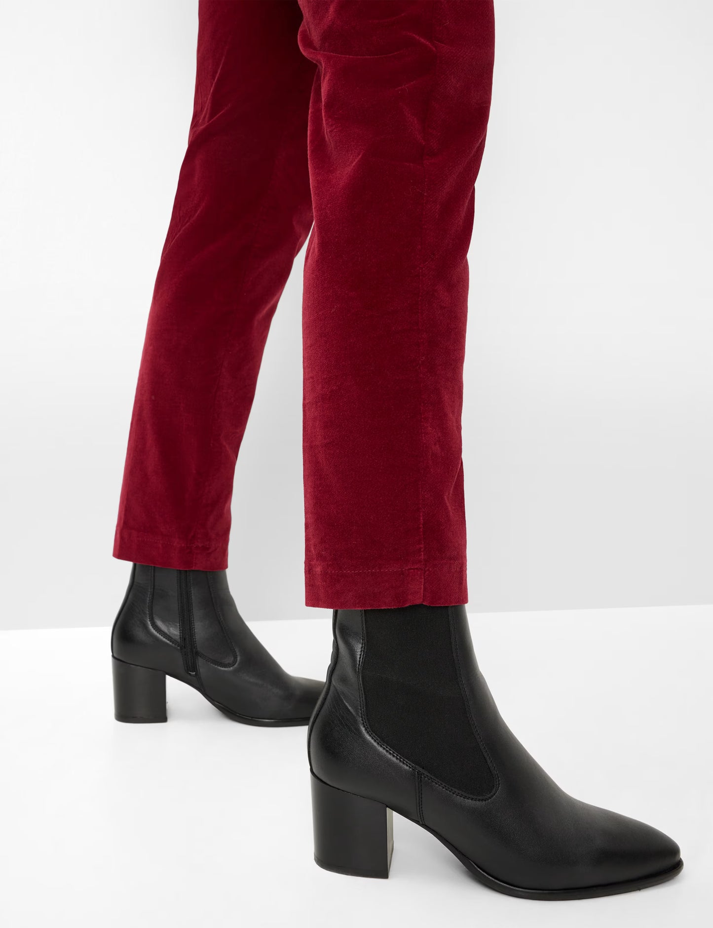 Brax Maron S Mulberry Velvet Trousers