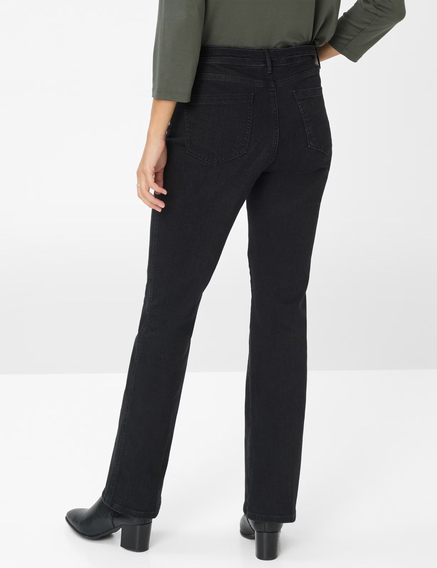 Brax Mary Black Vintage Stretch Trousers