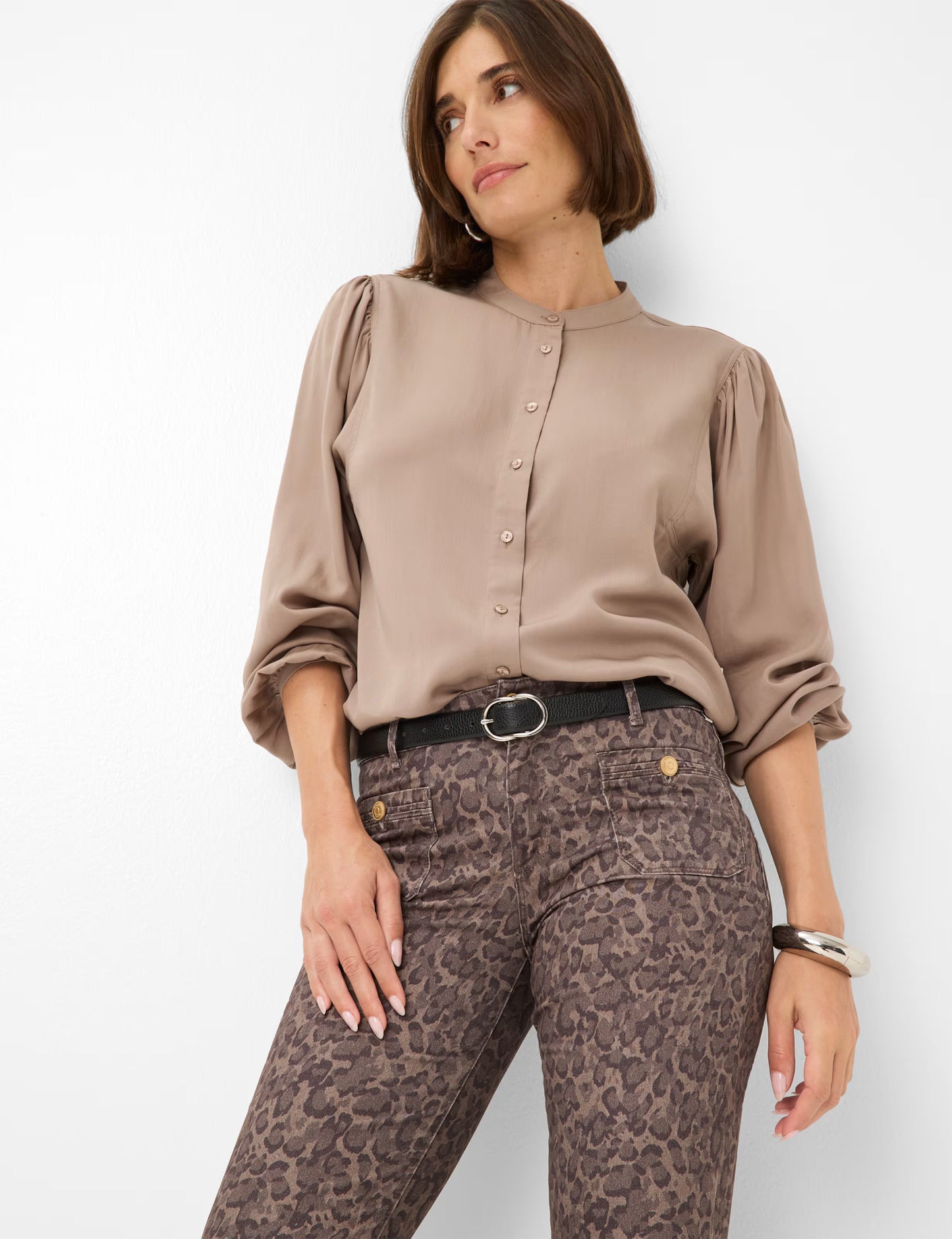 Brax Shakira Leopard Trousers