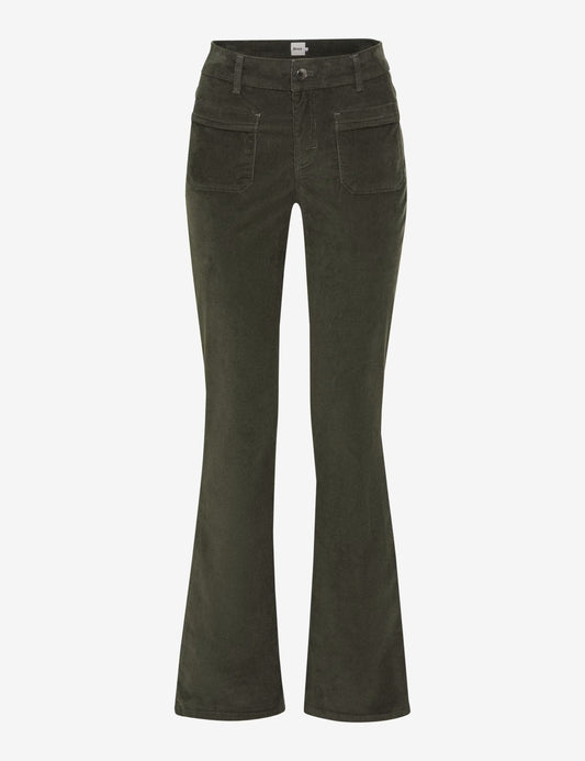 Brax Shakira Green Corduroy Trousers
